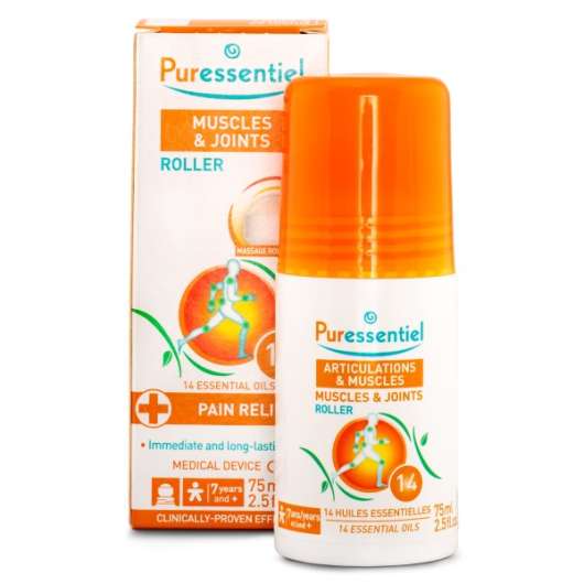 Puressentiel Muscles & Joints Roller w 14 Essential Oils 75 ml