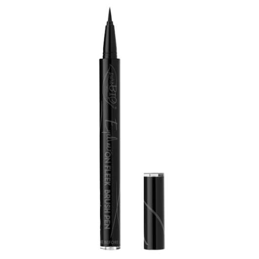 PuroBIO Eyeliner On Fleek Brush Pen, 0,69 ml, Svart