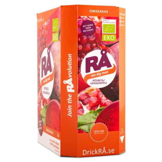 RÅ Granatäpple/Rödbeta Bag-in-Box, 3000 ml