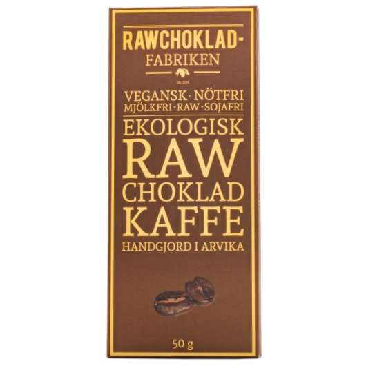 Rawchokladfabriken Rawchoklad EKO 50 g Kaffe