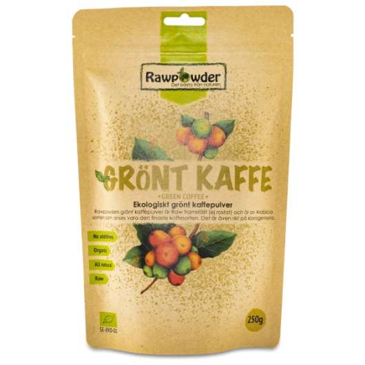 RawPowder Grönt Kaffepulver 250 g