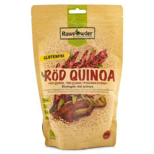 RawPowder Röd Quinoa EKO 500 g