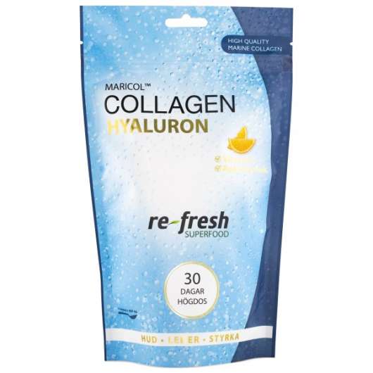 Re-fresh Superfood Collagen Hyaluron +C, Apelsin, 150 g