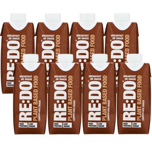 RE:DO Växtbaserad Proteindryck Choklad 8-Pack
