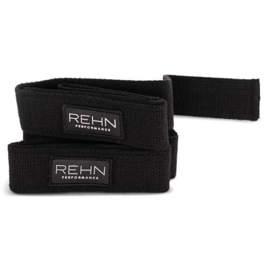 REHN Performance Lifting Straps, One size, Svart