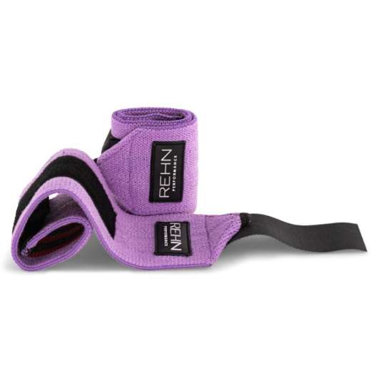 REHN Performance Wrist Wraps med Gummi, One size, Lavendel