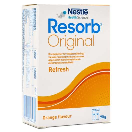 Resorb Original, 20 brustabl, Apelsin