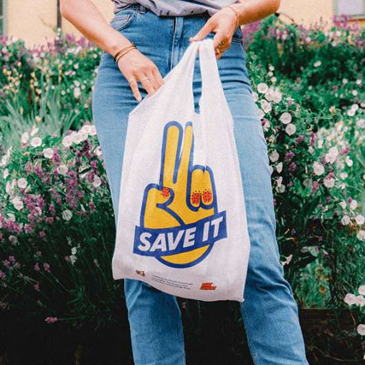Reused Remade Matsmart Carry Bag - Save it