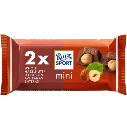 Ritter Sport 3 x Mjölkhoklad Hasselnöt Mini 2-pack