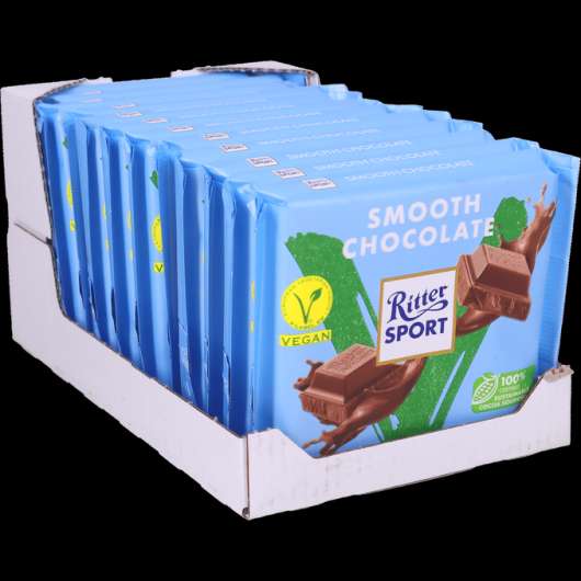 Ritter Sport Vegan Smooth Chocolate 12-pack