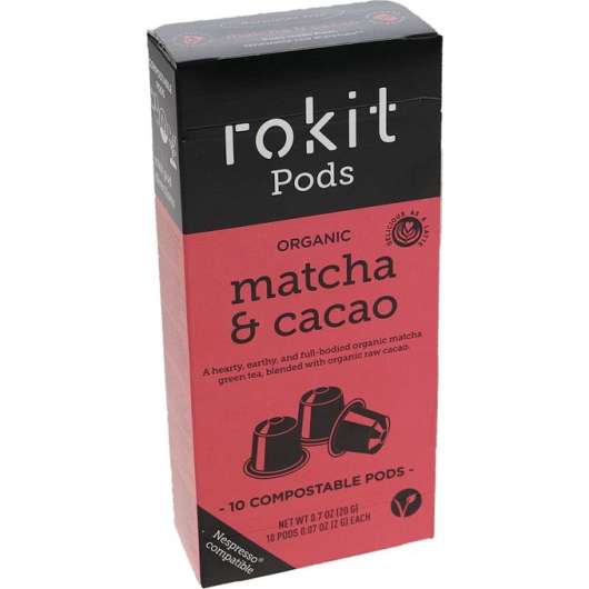 Rokit Pod Kaffe Organic Matcha & Kakao Kapslar