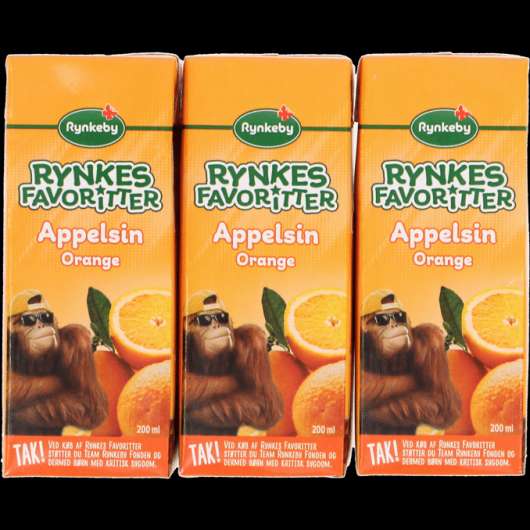 Rynkeby Fruktdryck Apelsin 3-pack