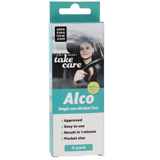 Save Lives Now Alkohol-test 2-pack