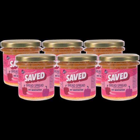 SAVED By Motatos Spread - Kryddig Paprika 6-pack