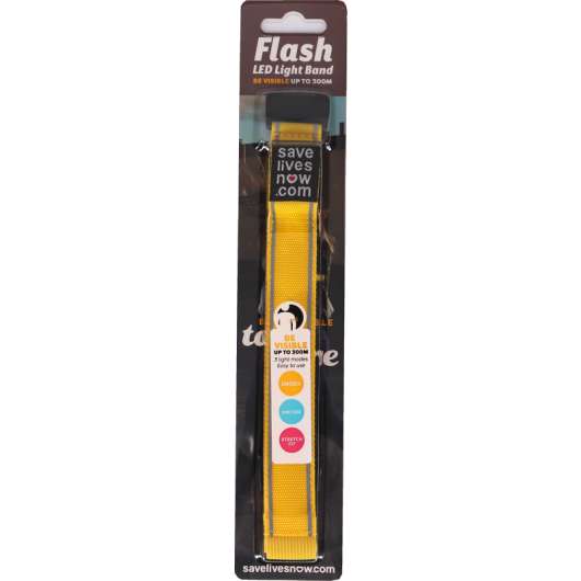 SaveLivesNow Flash LED Light Band - 38% rabatt