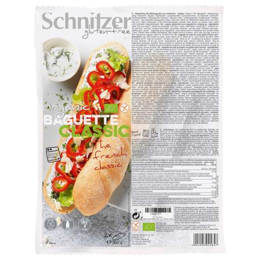 Schnitzer Surdegsbaguetter Glutenfria 360g