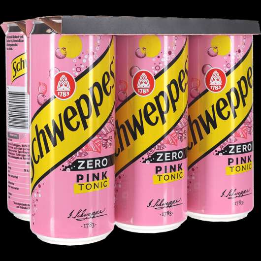 Schweppes Pink Tonic Zero 6-pack