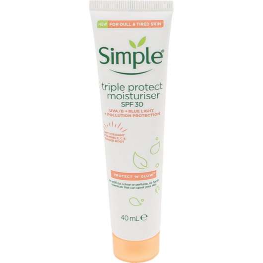 Simple Face Moisturiser Triple Protect SPF30