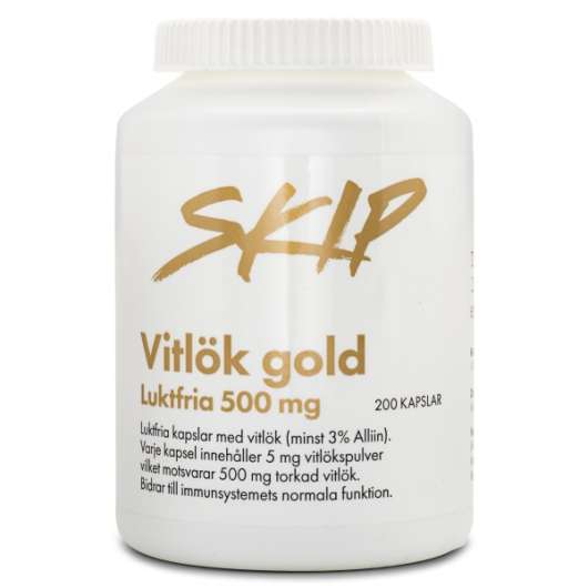 Skip Vitlök Gold 200 kaps