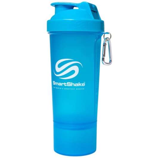 SmartShake Slim Neon Blue, 500 ml