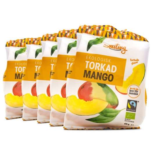 Smiling Torkad Mango Fairtrade EKO 5-pack