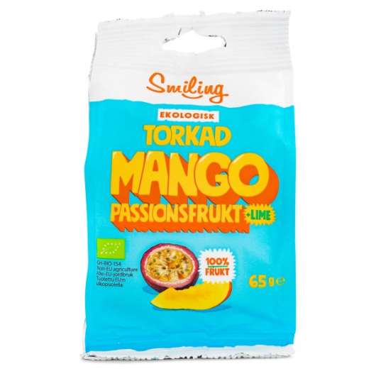 Smiling Torkad Mango Fusion EKO, 65 g
