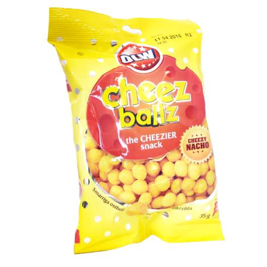 Snacks Cheez Ballz - -1333% rabatt