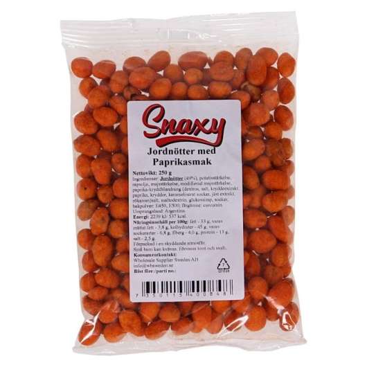 Snaxy 2 x Crispy Coated Peanuts Paprika