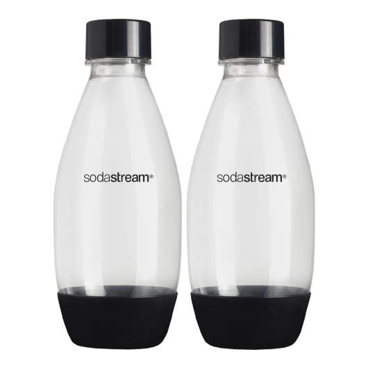 Sodastream - Flaska Fuse 2-Pack 0,5 liter Svart