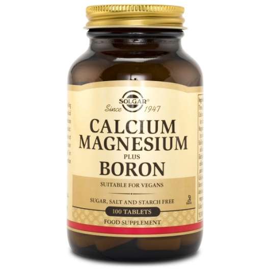 Solgar Calcium Magnesium + Boron 100 tabl