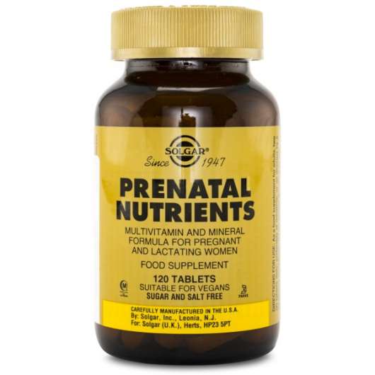 Solgar Prenatal Nutrients 120 tabl