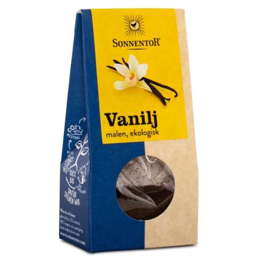 Sonnentor Vaniljpulver 100% Bourbonvanilj, 10 g