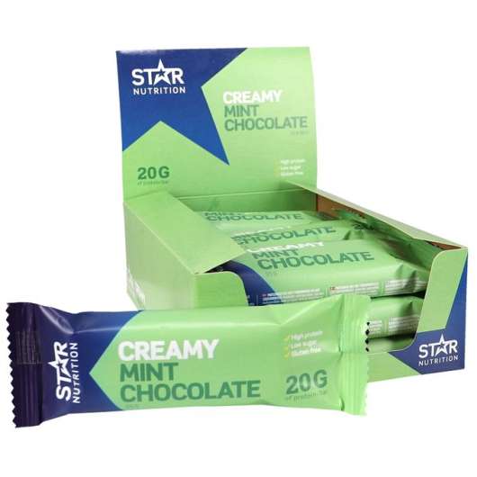 Star Nutrition Proteinbars Mintchoklad 12-pack