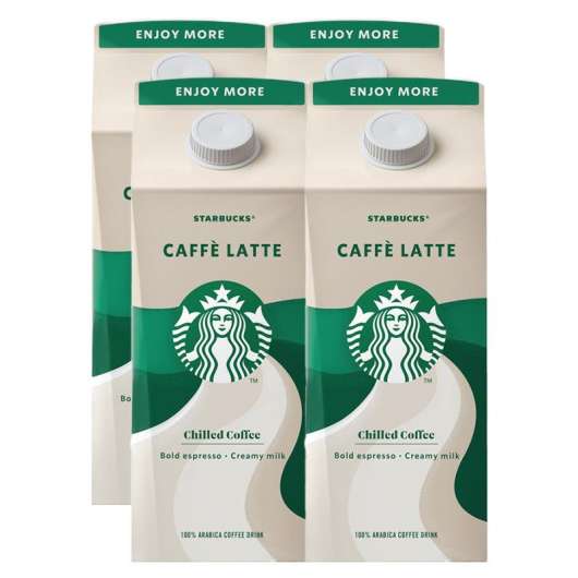 Starbucks Caffe Latte 4-pack