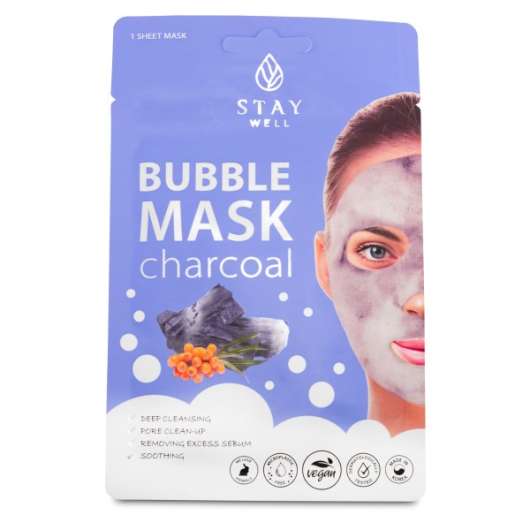 StayWell Deep Cleansing Bubble Mask, 1 st, Charcoal