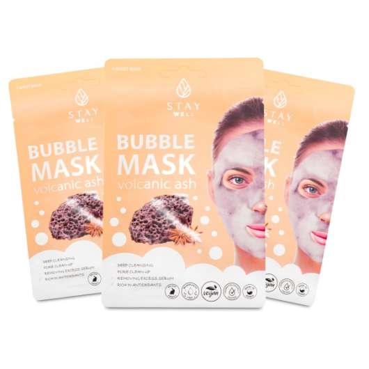 StayWell Deep Cleansing Bubble Mask 3-pack Volcanic