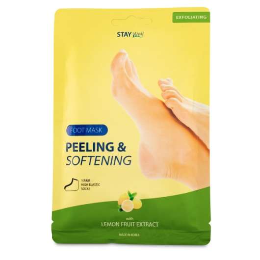 StayWell Peeling & Softening Foot Mask 1 st Lemon