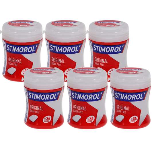Stimorol Tuggummin Original 6-pack - 20% rabatt