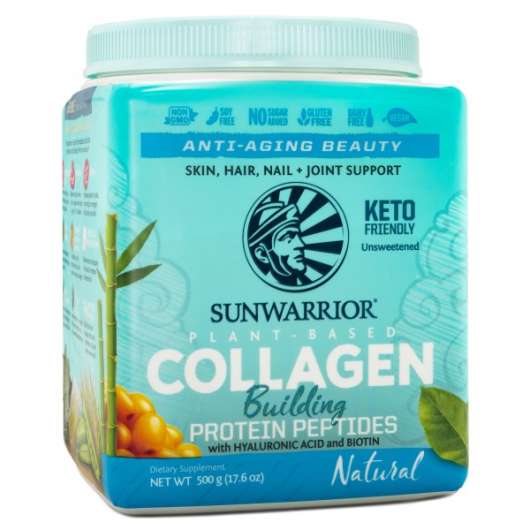 Sunwarrior Collagen Building Protein Peptides Naturell 500 g