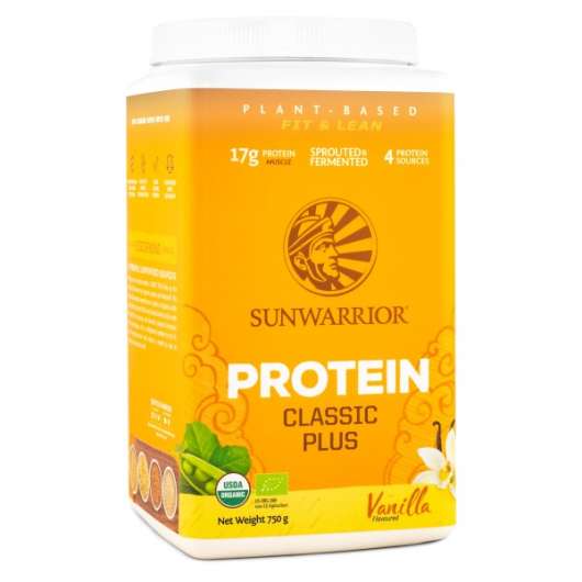 Sunwarrior Protein Classic Plus 750 g Vanilj
