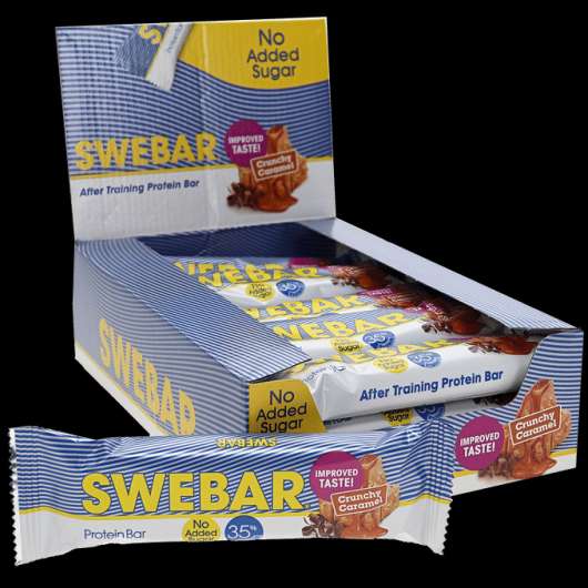 Swebar Proteinbars Crunchy Caramel 15-pack