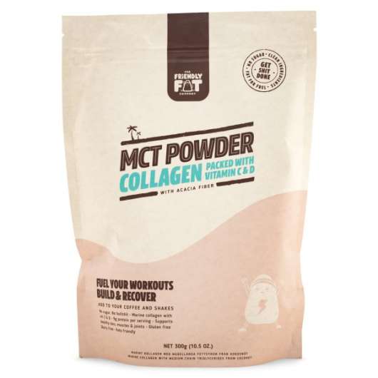 The Friendly Fat Company MCT Collagen 300 g Natural