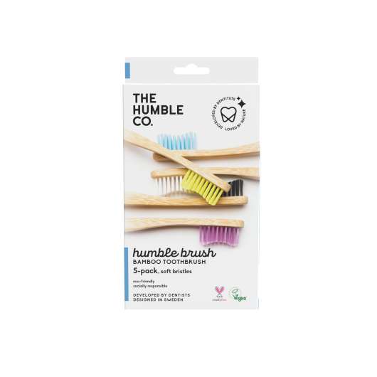 The Humble Co. Tandborste Soft 5-pack