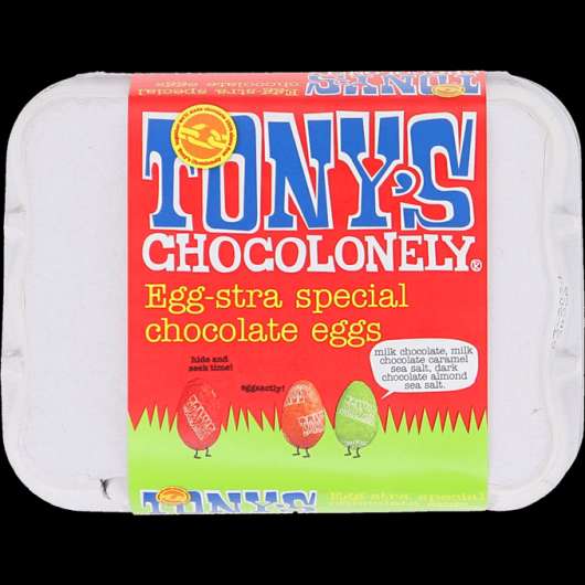 Tony´s Chocolonely Chokladägg 12-pack