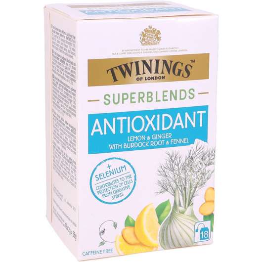 Twinings 2 x Te Antioxidant Citron & Ingefära