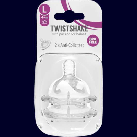 TwistShake 2 x Dinapp Large Från 4 månader 2-pack