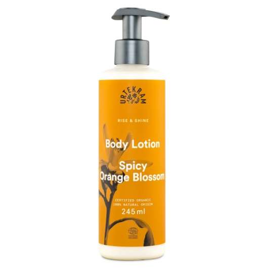 Urtekram Rise & Shine Spicy Orange Blossom Body lotion 245 ml