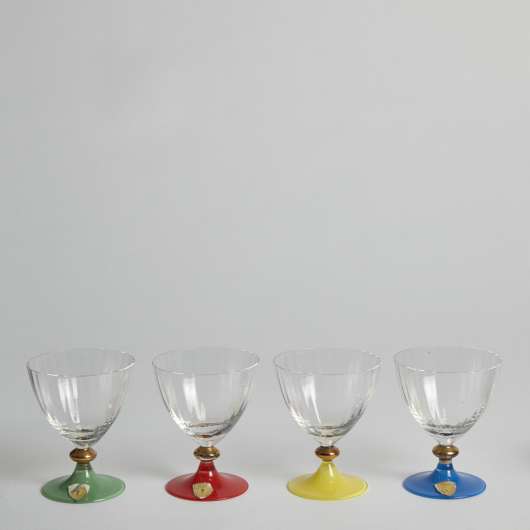 Vintage - Likörglas i Kristall 4 st, Spiegeln