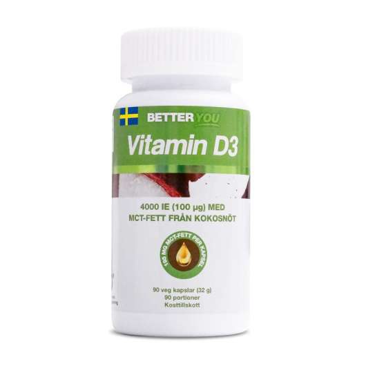Vitamin D3 4000IE med MCT-fett