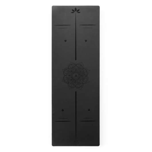 VL Yoga Magical Grip Eko PU Mandala Yogamatta 4mm, 1 st, Black